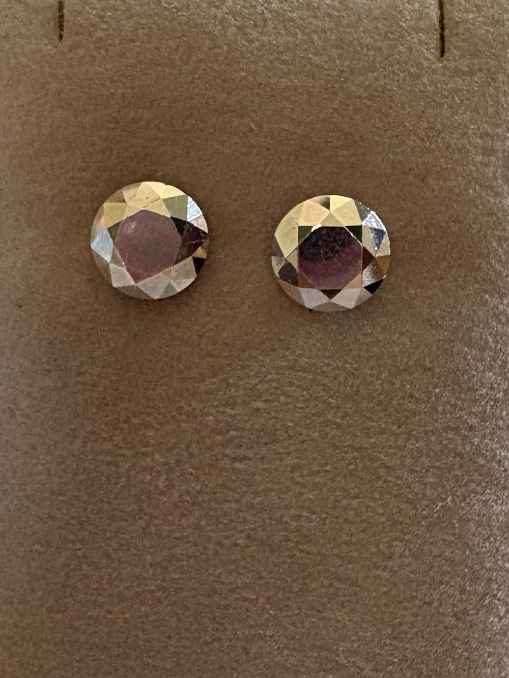 Tiffany and Co. Platinum Faceted Stud Earrings